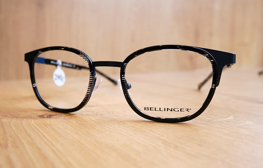 Bellinger Eyewear: Brillenfassung aus Metall und Acetat