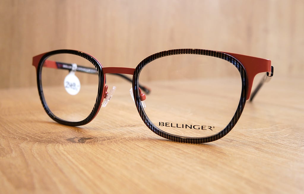 Bellinger Eyewear: Brillenfassung aus Metall und Acetat