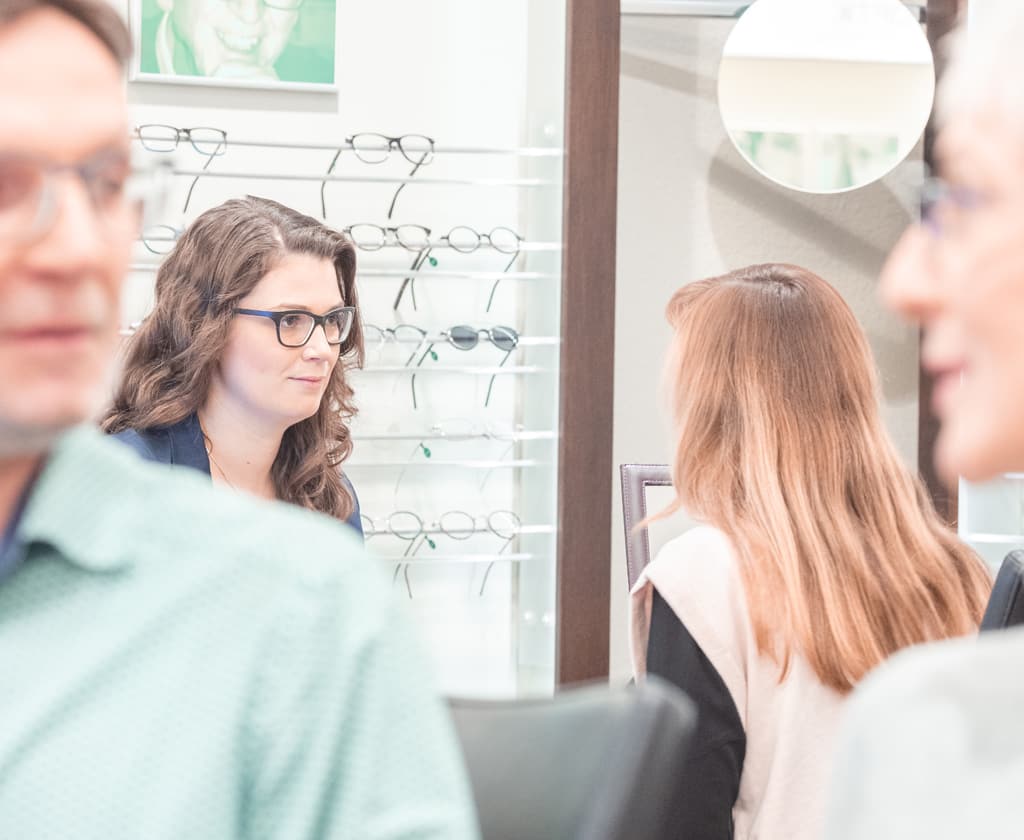 Kaufberatung beim Optiker